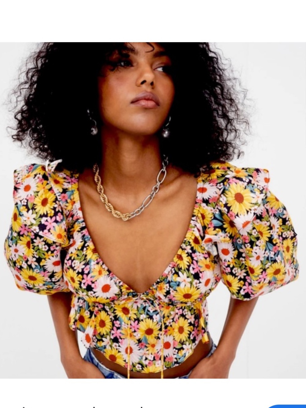 For Love And Lemons Glenn Crop Top
